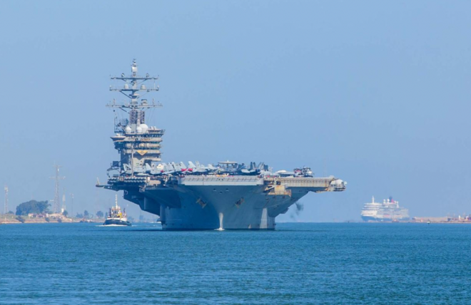 USS Dwight D. Eisenhower Now Operating in the Red Sea